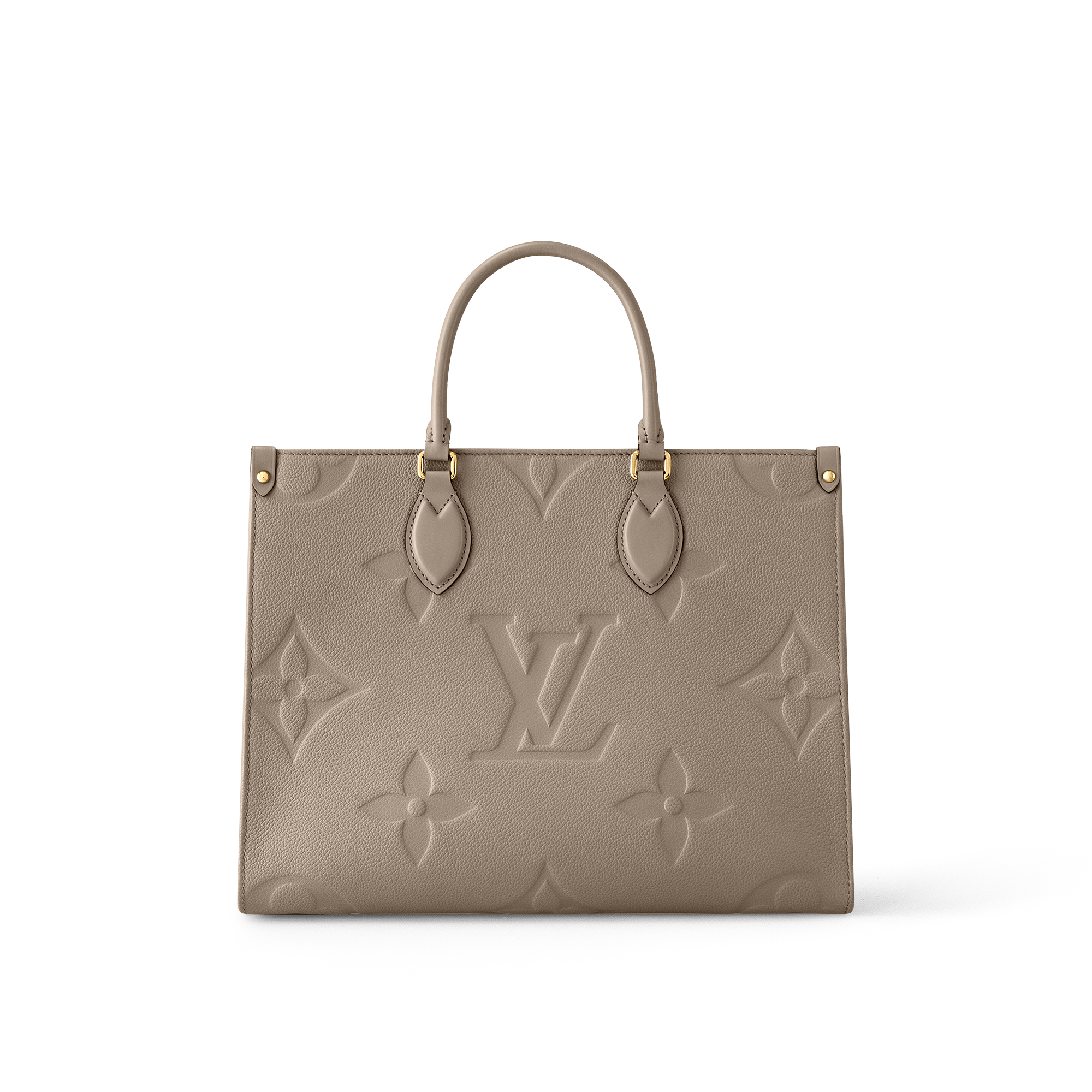 Onthego MM Tote Bag Monogram Empreinte Leather - Handbags M45607